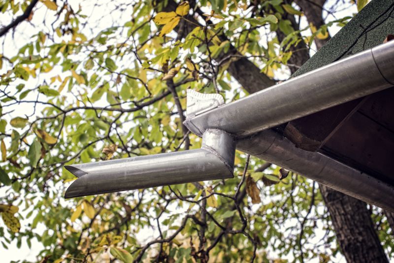 Steel Rain Gutter Installation